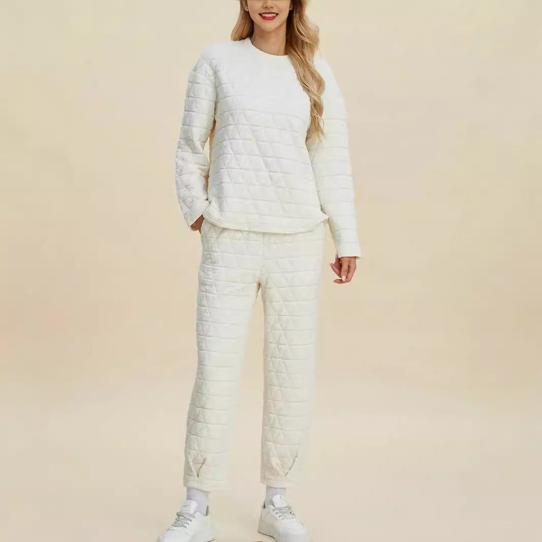 Damen Quilted Lounge-Set WW