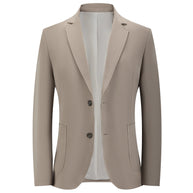 Damen stilvoller und moderner Sakko mit zwei Knöpfen und Taschen WW
