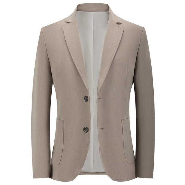 Damen stilvoller und moderner Sakko mit zwei Knöpfen und Taschen WW