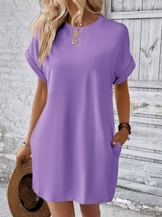 Damen Relaxed Fit T-Shirt Kleid WW