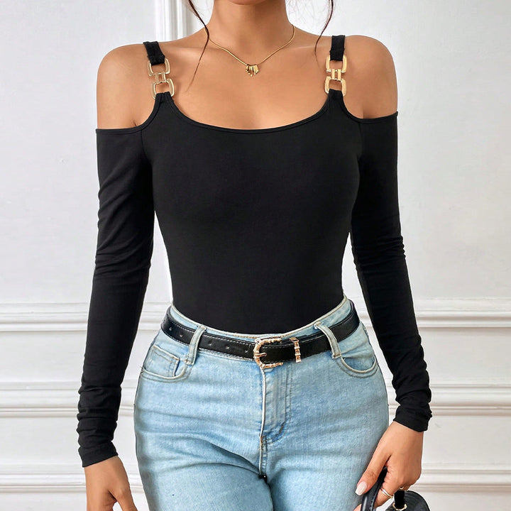 Damen Body mit tragbarem Off-Shoulder-Design W&W Mode