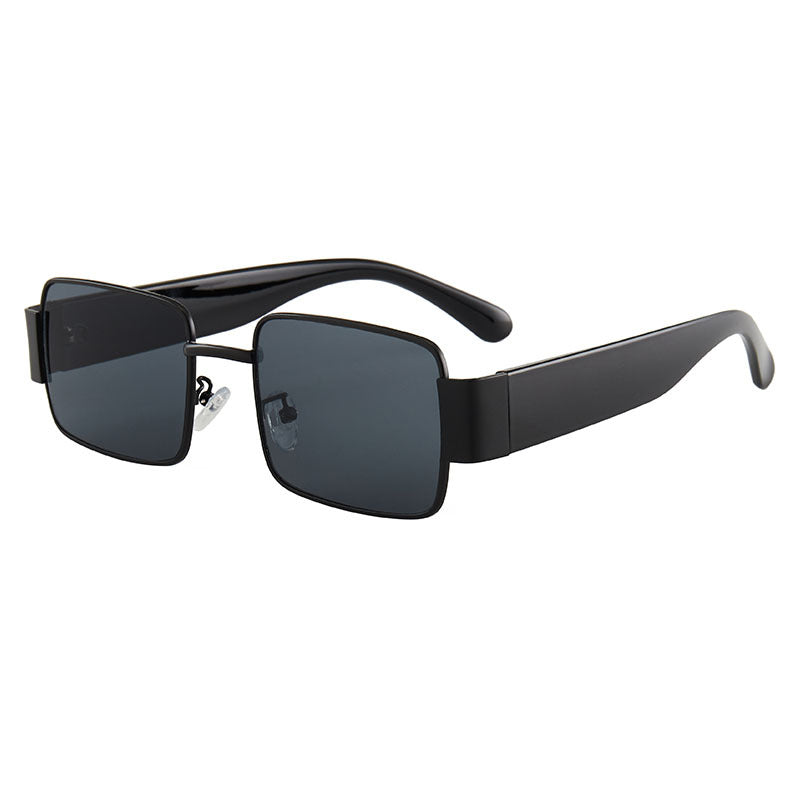 W&W | Quadratische dünne Sonnenbrille mit großem Rahmen