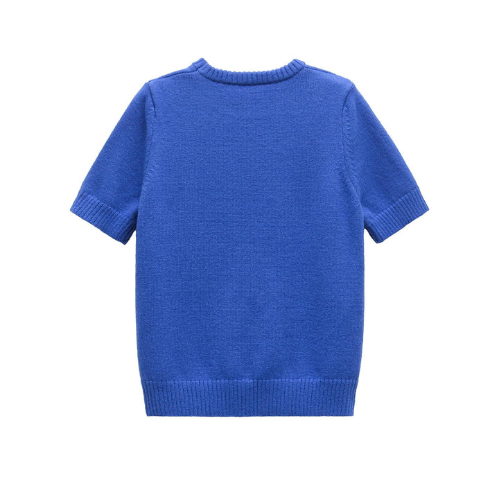Damen Kurzarmpullover W&W Mode