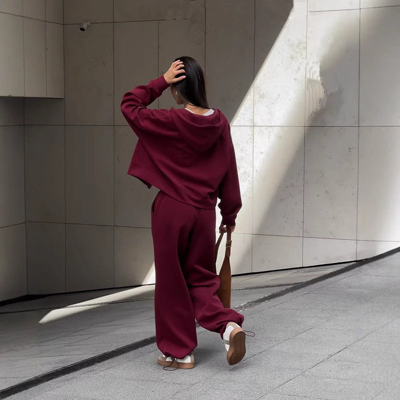 Damen Sportliche Kapuzenjacke WW