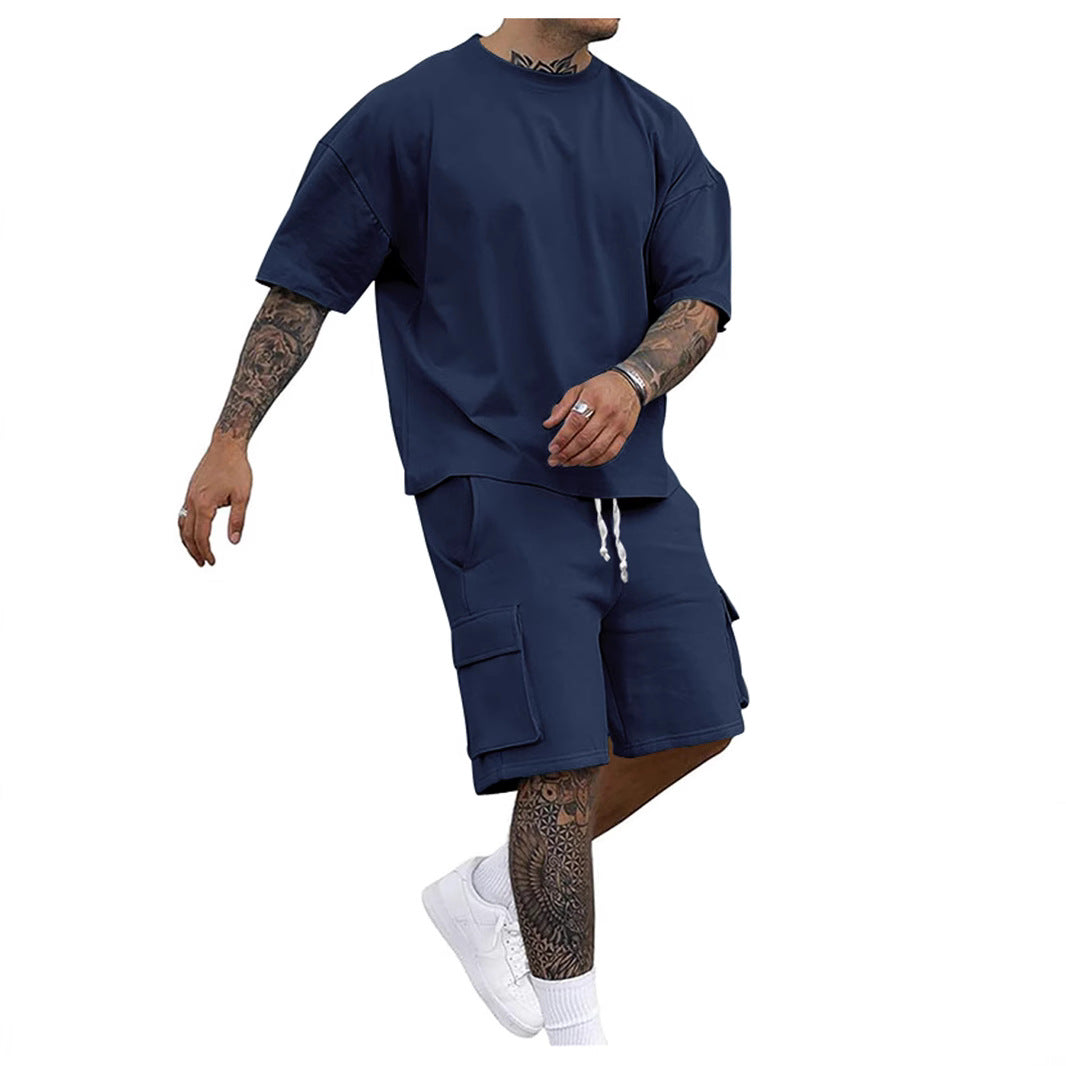 Herren Sportliches Cargo-Set W&W Mode