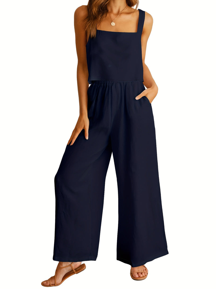Damen Weitgeschnittene Jumpsuit WW