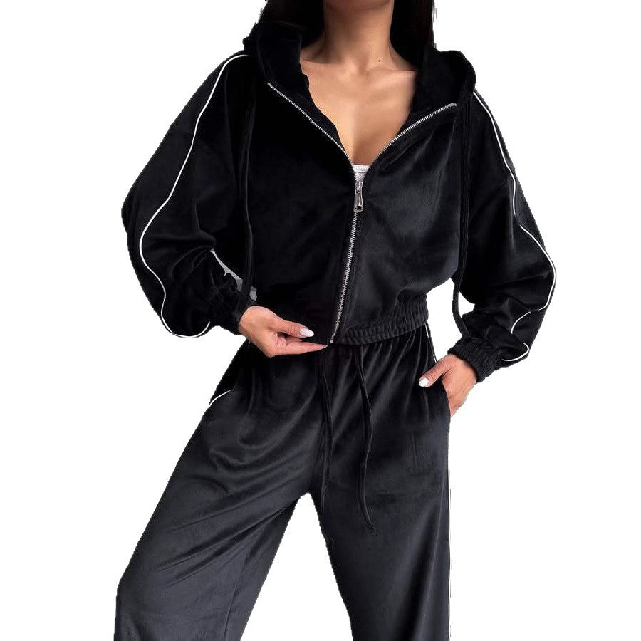 Damen Sportlicher Fleece-Jumpsuit WW