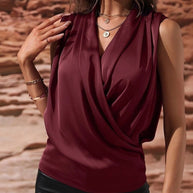 WW | Gekraustes Weste Sexy Shirt Top