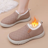Damen Bequeme und warme Hausschuhe mit kuscheligem Innenfutter WW