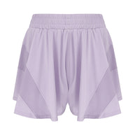 Damen sportliche Laufshorts mit innovativem Doppelschichtendesign WW