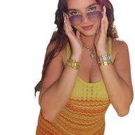 Damen Strick-Maxikleid mit seitlichem Schlitz und elegantem Muster WW