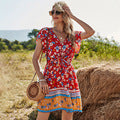 Damen Sommerkleid mit floralem Muster WW