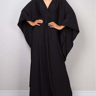 Damen elegantes Maxi-Kleid mit weitem Schnitt WW
