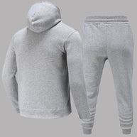 Damen sportliches Hoodie- und Jogginganzug Set mit modernem Schriftzug WW