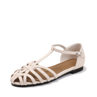 Damen Sling-Sandalen mit kunstvollen Riemen und eleganter Schnalle WW