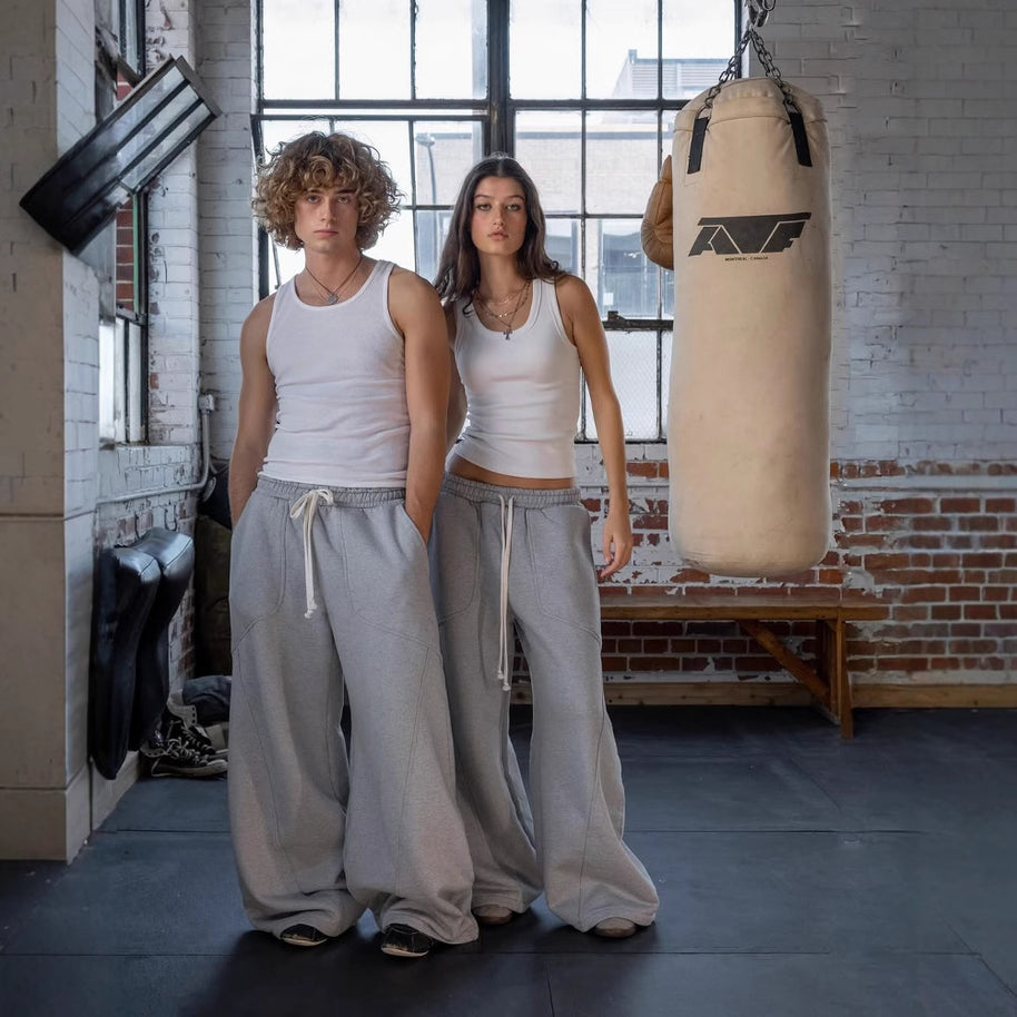 Herren Hohe Taille Entspannte Passform Jogginghose WW