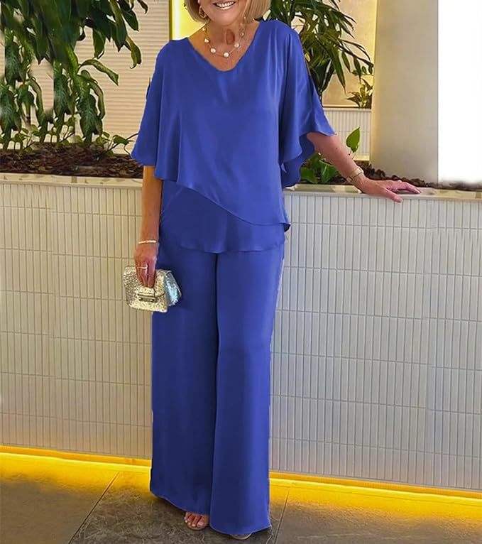 Damen Jumpsuit mit elegantem Layering und großzügigem Schnitt WW