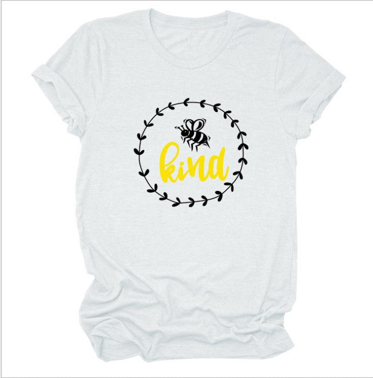 Damen Grafik-T-Shirt mit inspirierendem Bienenmotiv WW
