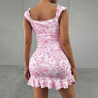 WW | Bustier Floral Entworfen Kurzer Rock