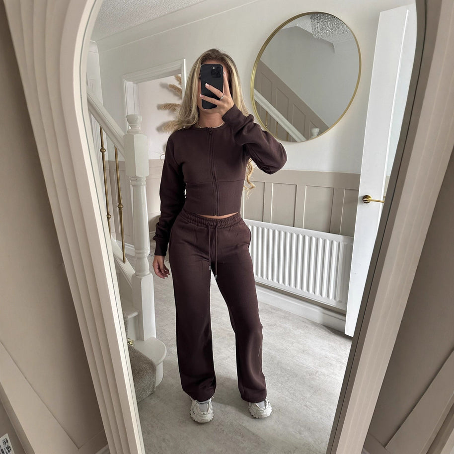 Damen sportliches Zweiteiler-Set WW
