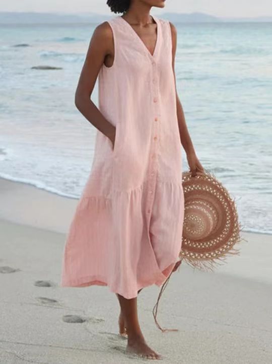 W&W Mode | Bequeme Sommerkleid Mit Taschen