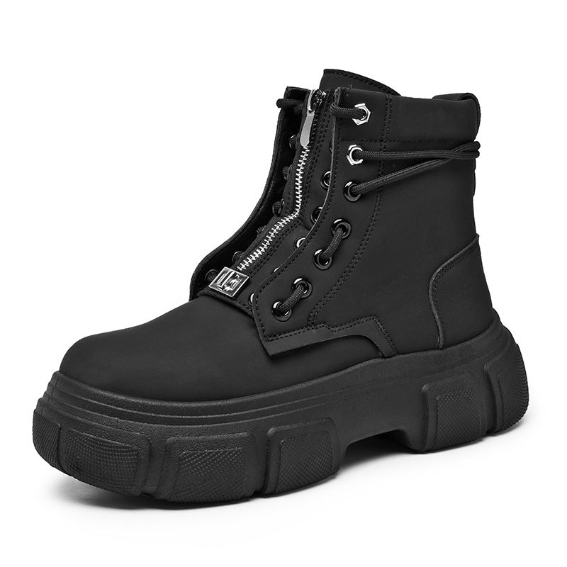 Damen robuste Combat Boots mit rutschfester Sohle und innovativem Schnürsystem WW