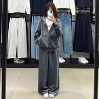 Damen bequemer und stylischer Kapuzenset WW