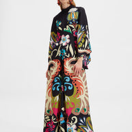 WW | Bedrucktes Dreiviertelarmkleid