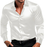 Herren Elegantes und zeitloses Seidenhemd WW