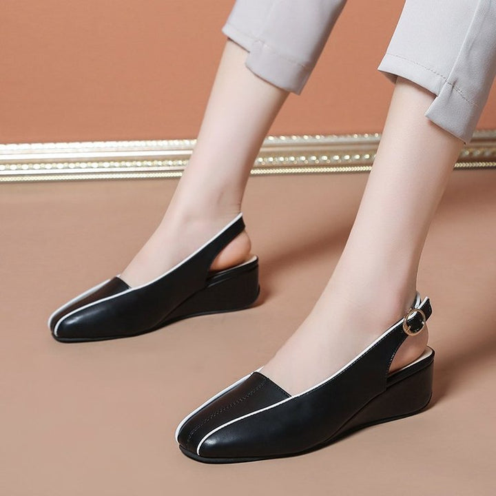 Damen Slingback-Wedges mit elegantem Riemen und modischem Design W&W Mode