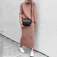 W&W- Neue Casual Loose Fashion langen Rock Set
