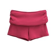 Damen Sportliche Jersey-Shorts mit breitem Bündchen WW