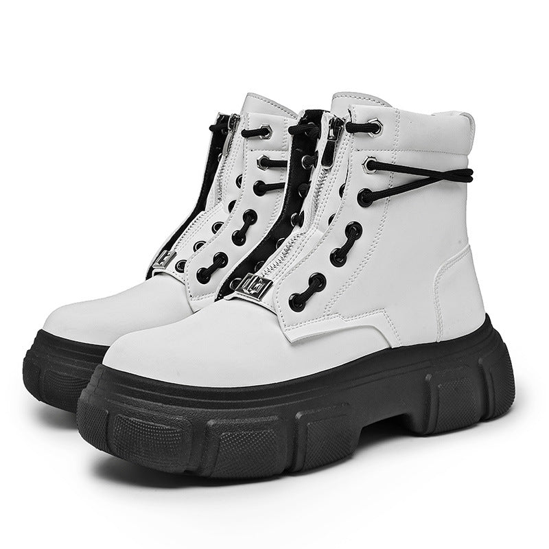 Damen robuste Combat Boots mit rutschfester Sohle und innovativem Schnürsystem WW