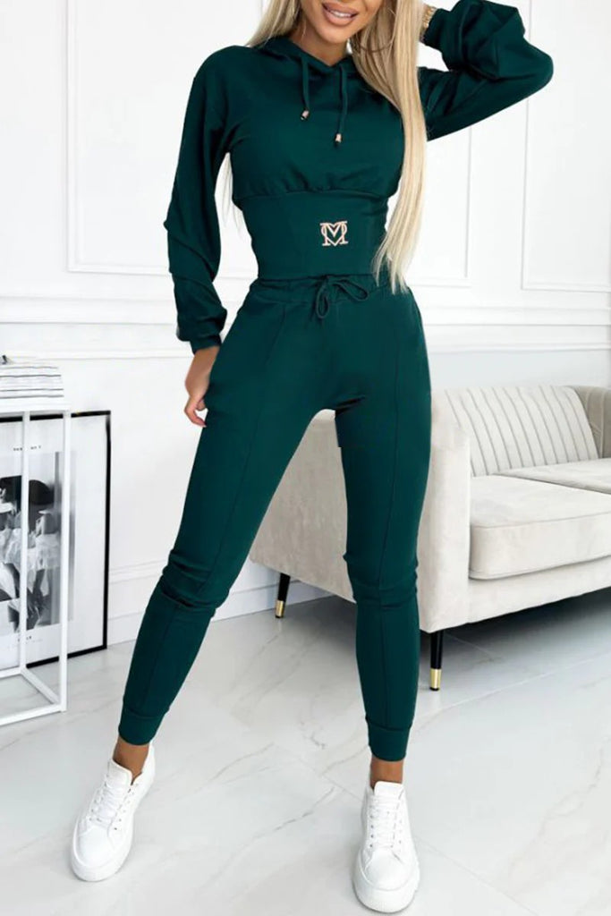 Femme Stylisches Sportliches Trainingsanzug Set WW