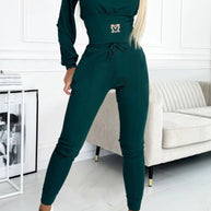 Femme Stylisches Sportliches Trainingsanzug Set WW