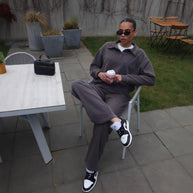 Damen sportlicher Freizeit-Loungewear mit Kragen WW