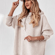 Damen Sportives Oversized Sweatshirt WW