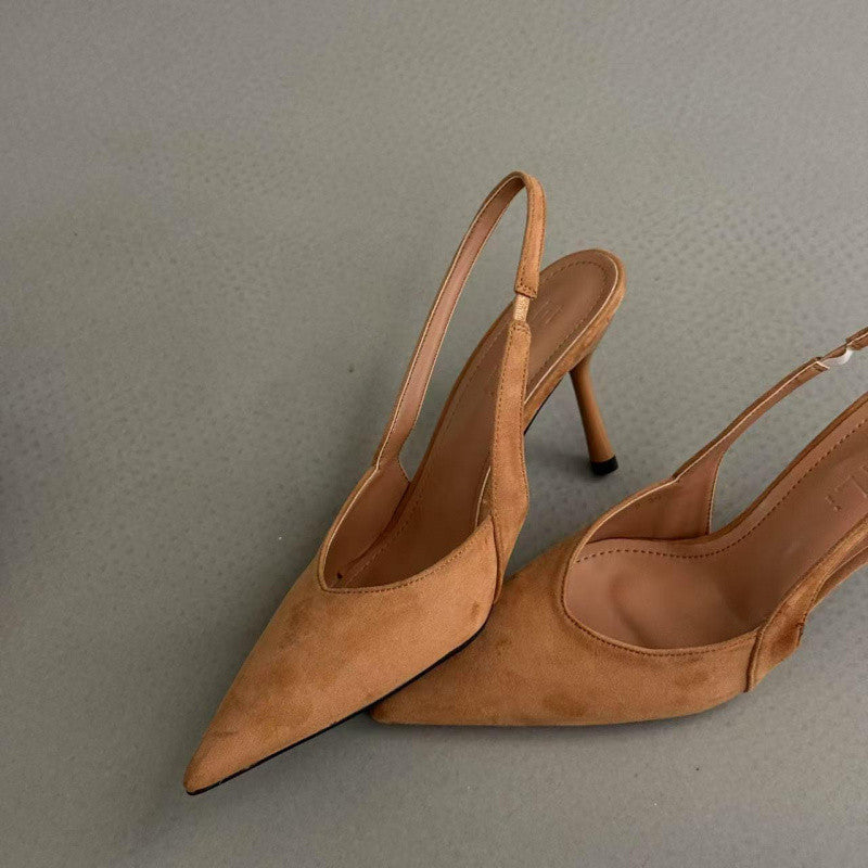 Damen Slingback Pumps mit elegantem Leopardenmuster und hohem Absatz WW