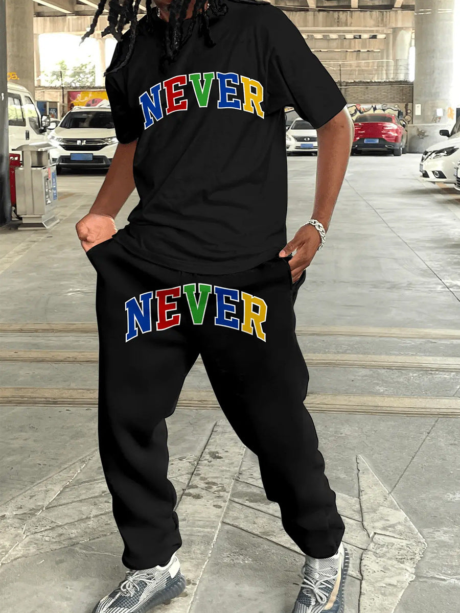 Damen Sportanzug mit motivierendem Aufdruck WW