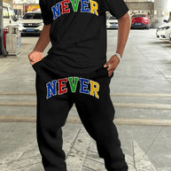 Damen Sportanzug mit motivierendem Aufdruck WW