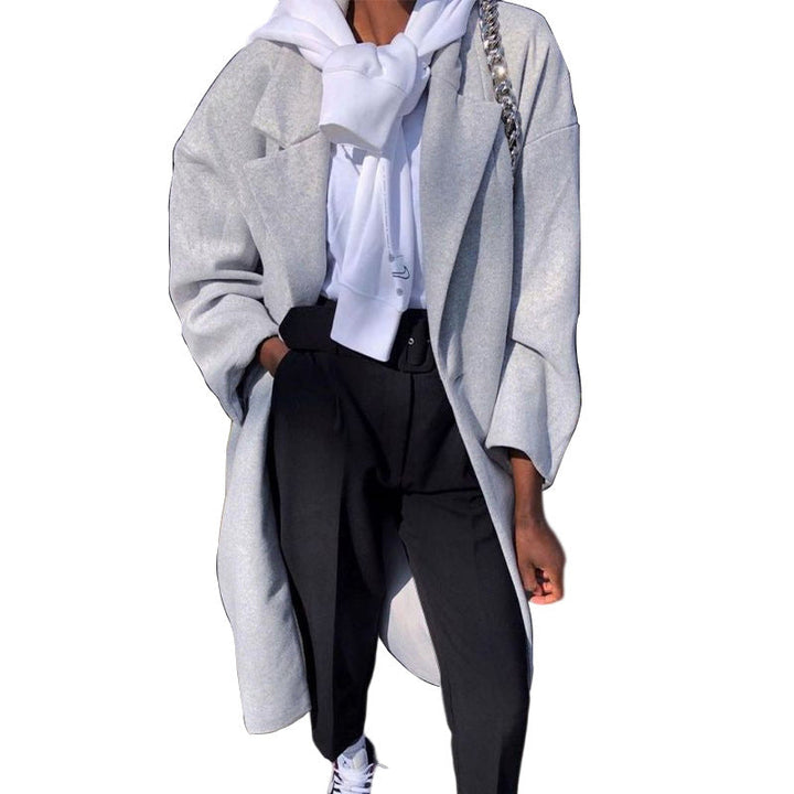 Damen Oversized Mantel im eleganten Design W&W Mode