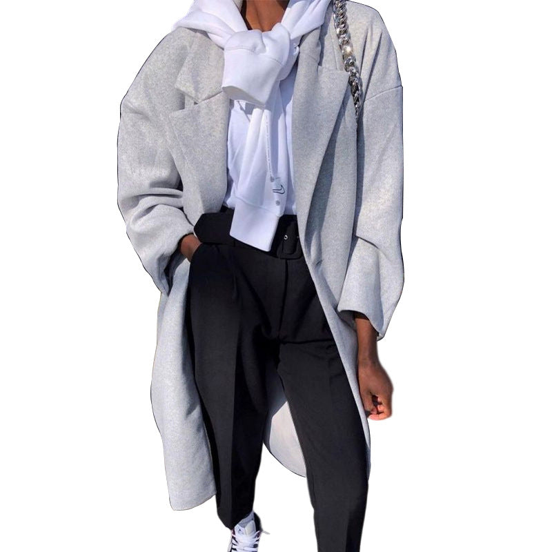 Damen Oversized Mantel im eleganten Design WW