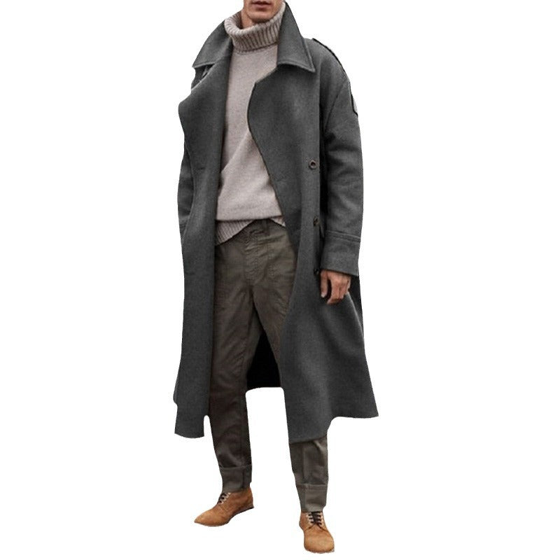 Herren langer Trenchcoat WW