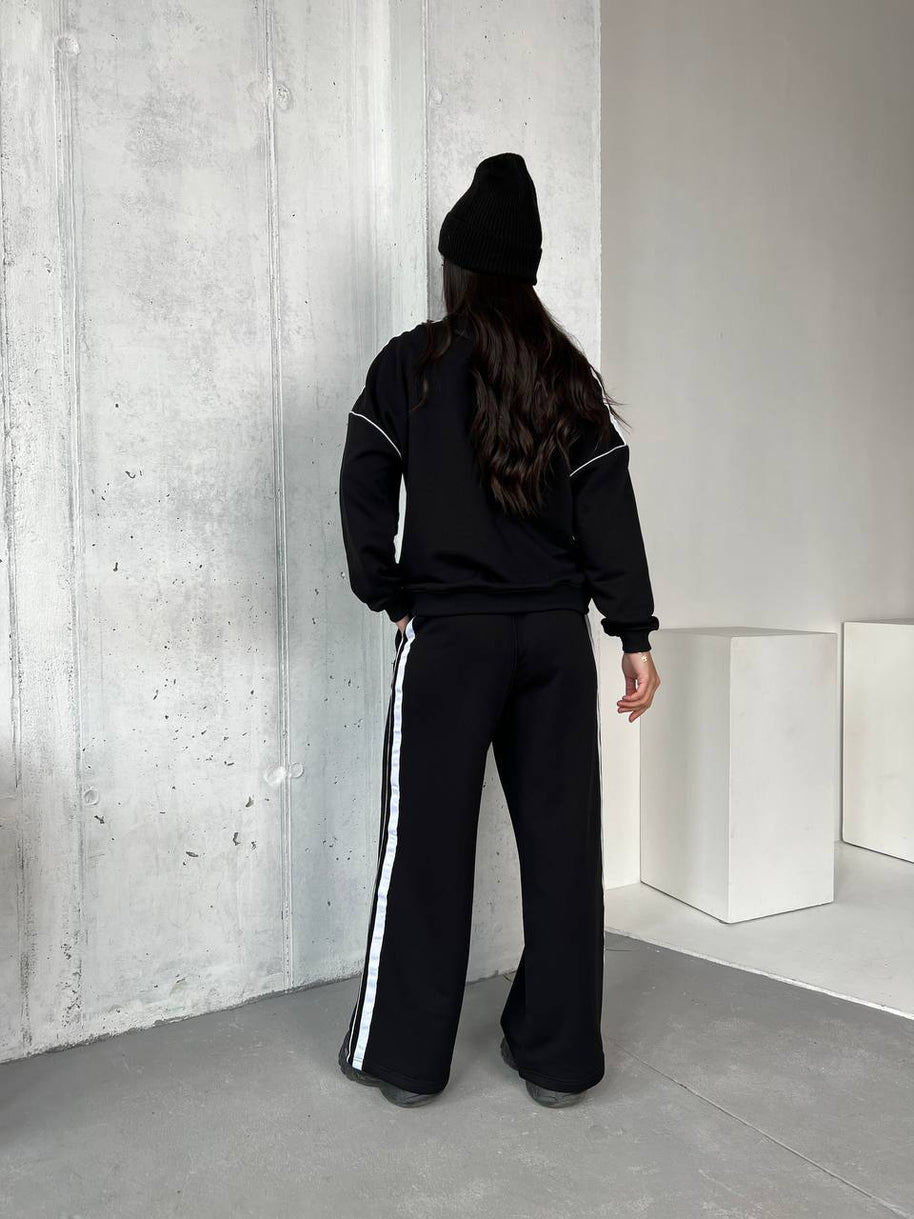 Damen Sportliches und bequemes Sweatshirt-Pants-Set WW