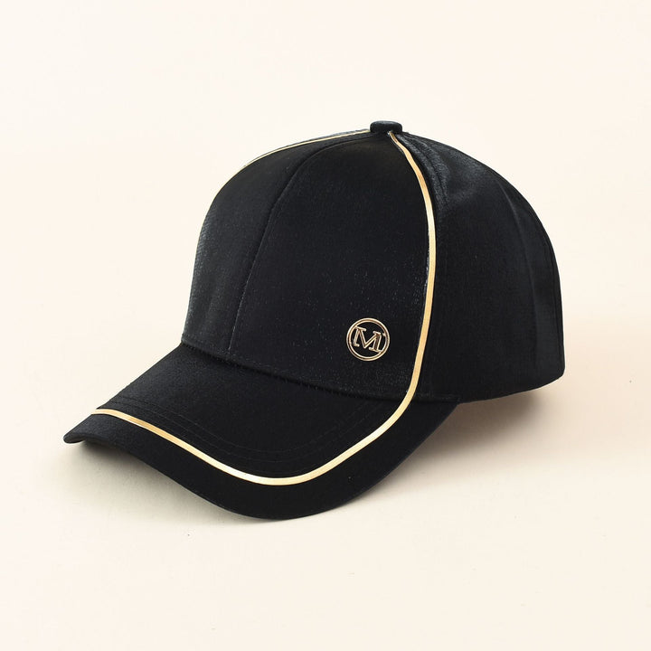 Damen Sportliche Baseballmütze mit elegantem Metallic-Akzent W&W Mode