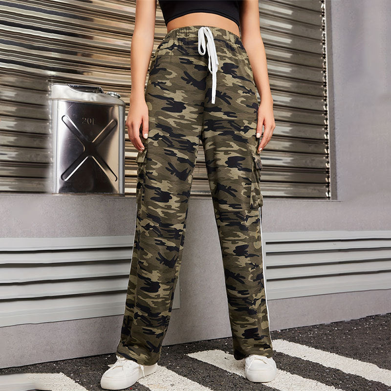 Damen Cargo-Hose mit hohem Tragekomfort und praktischen Seitentaschen W&W Mode