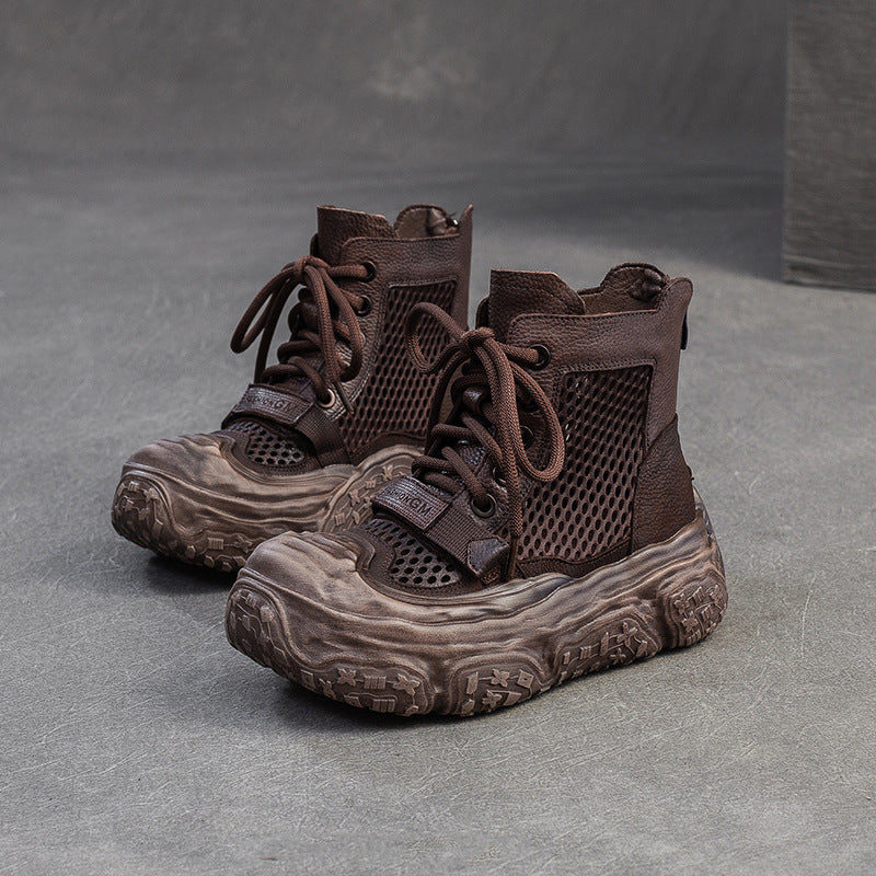 Herren High-Top Sneaker mit atmungsaktivem Mesh und rutschfester Sohle WW