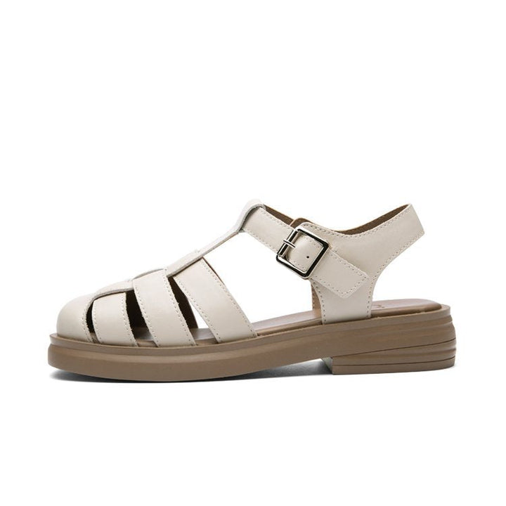 Damen elegante Sandalen mit raffiniertem geflochtenem Design und komfortablem Fußbett W&W Mode