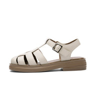 Damen elegante Sandalen mit raffiniertem geflochtenem Design und komfortablem Fußbett W&W