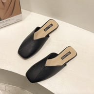 Damen Elegante und moderne Mules mit ausgefallenem Überkreuz-Design W&W